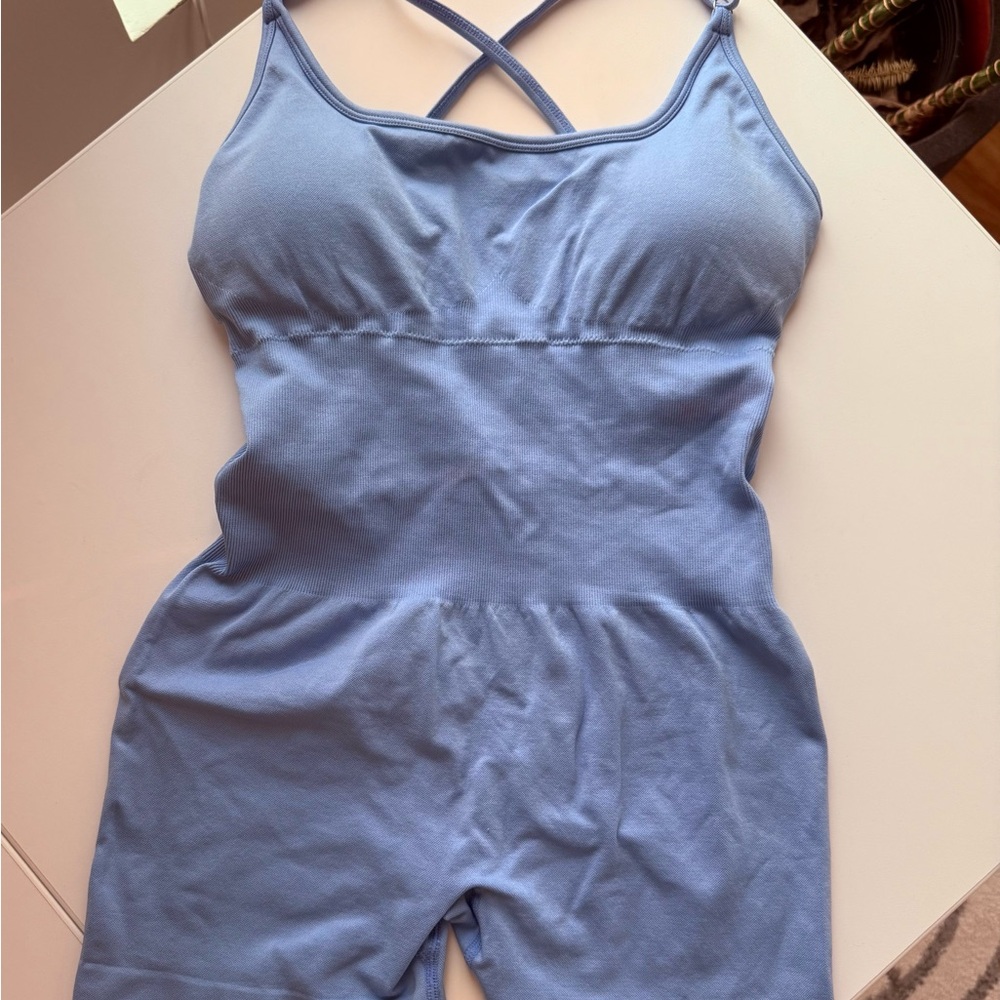 Blue Women's Workout Romper | Free with purchase over $100